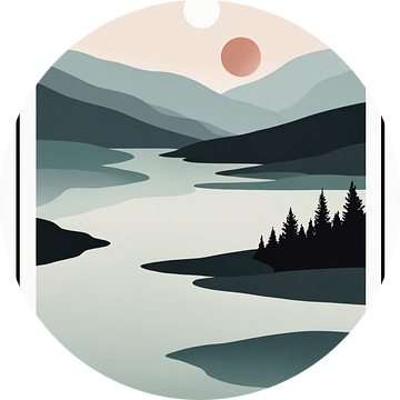 The sun and the moon van Hilde Remerie Photography and digital art