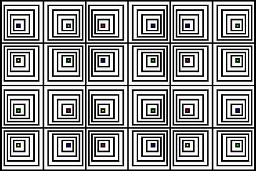 Emboîté | Décalage | 06x04x2 | N=06 | V42 | RGBY