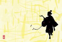 Die Silhouette des Tänzers