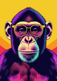 Lustiger Affe von Rizal Azhari