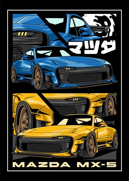 Mazda Miata MX-5 JDM Car by Adam Khabibi