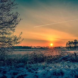 Winter sunrise in January von Gerco Stokvis