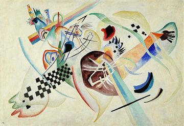 Op wit (I). Compositie nr. 224, Wassily Kandinsky