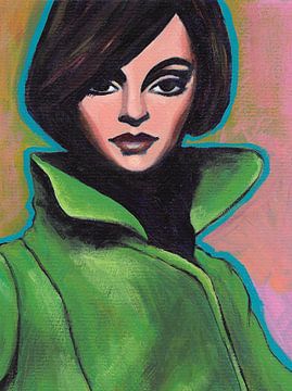 Girl In Green Coat (Close-up) (gezien bij vtwonen)