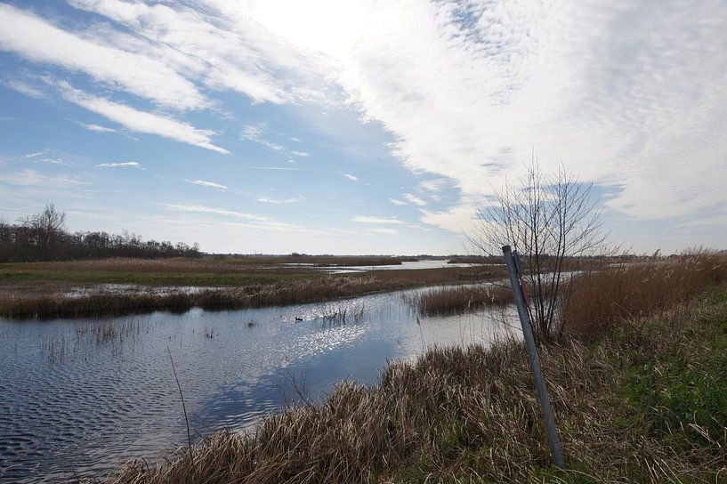 distant clouds and waterscapes by wil spijker
