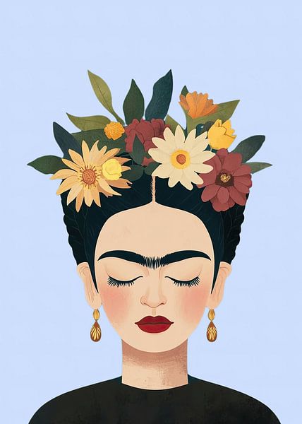 Frida "Light Blue" by Niklas Maximilian