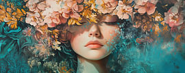 Portrait floral | Slumbering in Blossom sur La collection ARTEO