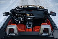 BMW Z4 M40i Interieur in de sneeuw