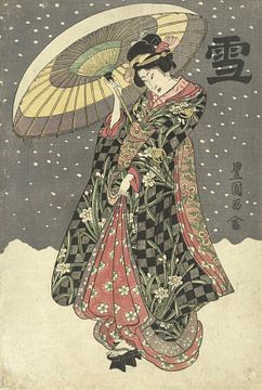 Sneeuw, Toyokuni (I) , Utagawa