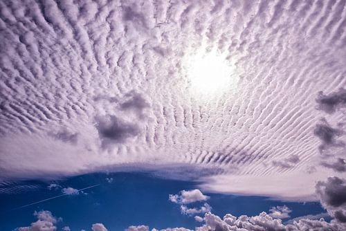 Nuages de stratus au-dessus de la Zélande.