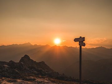 Sunset in the Brenta Dolomites by Kwis Design