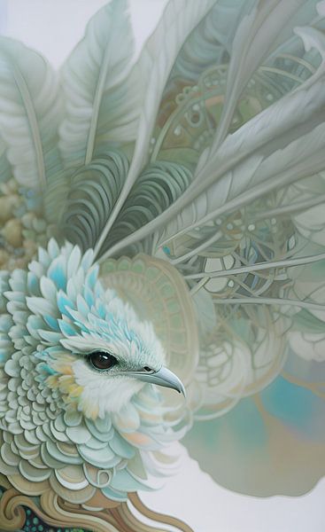 Portrait of a bird by Nicolette Vermeulen