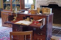 Rustikales Büro