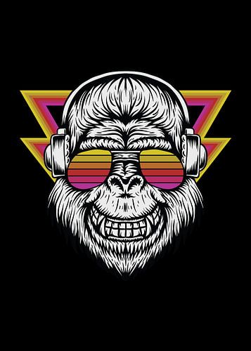 Smile White Monkey