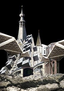 Architekturcollage von Tilburg