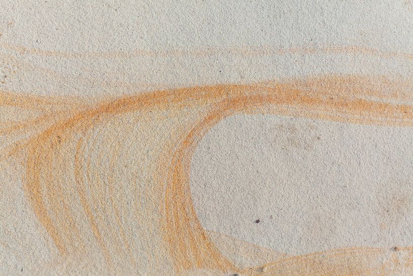 Abstrakte Textur der Erosionsschichten eines australischen Felse von Jiri Viehmann