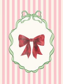 Rot-rosa Weihnachtsschleife von IamHomeStudio
