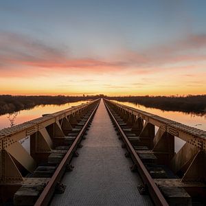 Sonnenaufgang an der Moerputtenbrücke