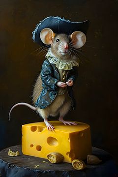 Portret van een muis van But First Framing
