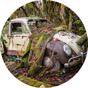 Verlaten VW Kever ergens in Duitsland van Gentleman of Decay