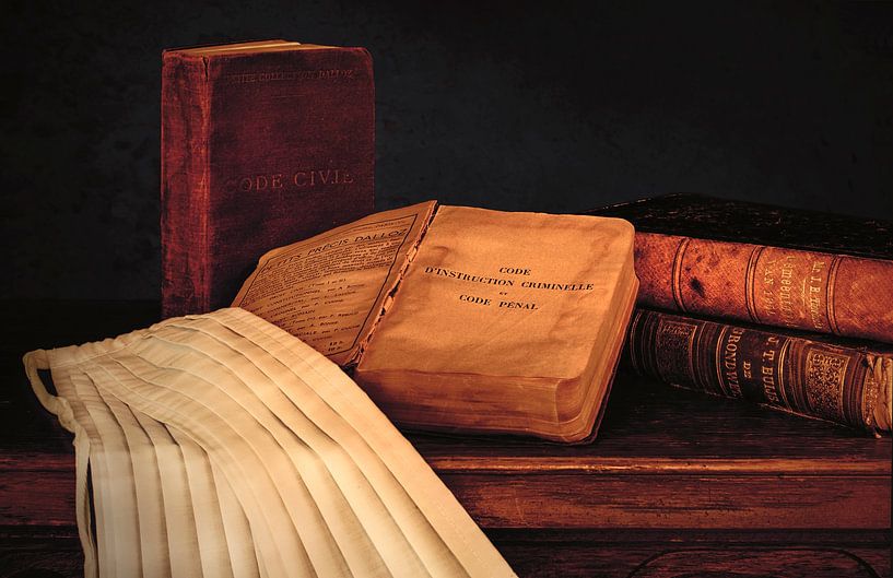 Old law books by Arend van der Salm
