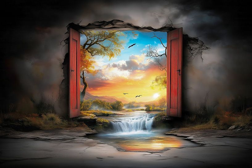 Behind the gate by Harry Cathunter