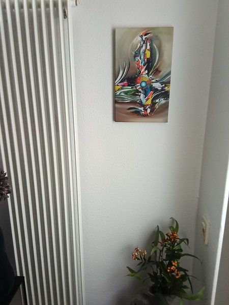 Customer photo: The Time by Gena Theheartofart, on canvas