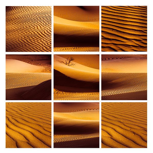 Sahara-Sand-Collage von Rob van der Pijll