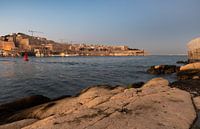 View over the harbor and the Mediterranean sea (Malta) by Werner Lerooy thumbnail