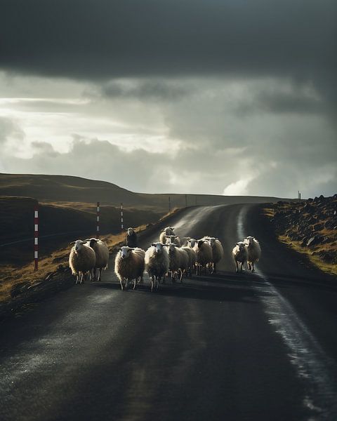 Avontuur in IJsland van fernlichtsicht