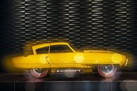 Klassieke auto - geel - Classic Car - Oldtimer - 1952 Pegaso Z-102  par Wim Goedhart Aperçu