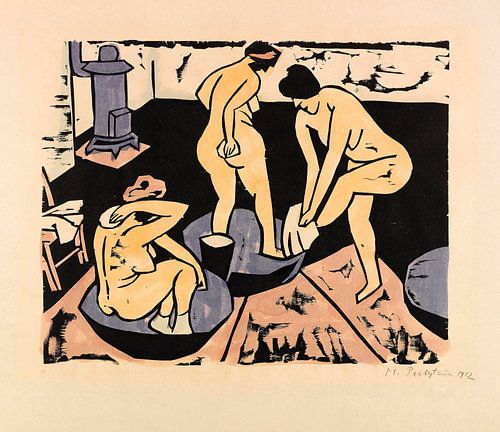 Max Pechstein, Zwemmers XI, 1911