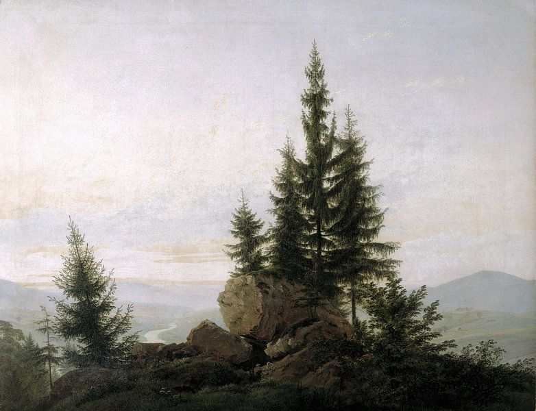 Caspar David Friedrich. Aussicht von 1000 Schilderijen