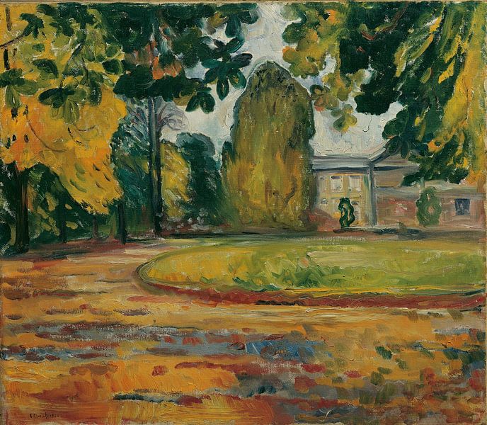 Edvard Munch, Park in Kösen, 1906 by Atelier Liesjes
