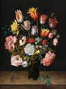 Stillleben mit Blumen, Jacob van Walscapelle von Meesterlijcke Meesters Miniaturansicht