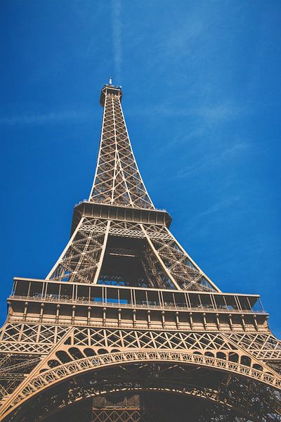Eiffel Tower Below by Walljar