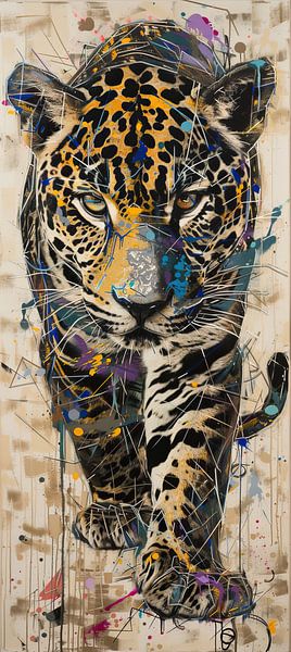 Gemälde Jaguar von Kunst Laune