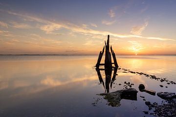 Sonnenaufgang über dem Grevelingenmeer bei Arendshoofd von KB Design & Photography (Karen Brouwer)