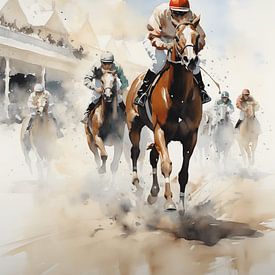 Horse Racing Sport Gallop Jockey Dynamics Movement by gm_designs