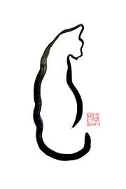 line cat by Péchane Sumie