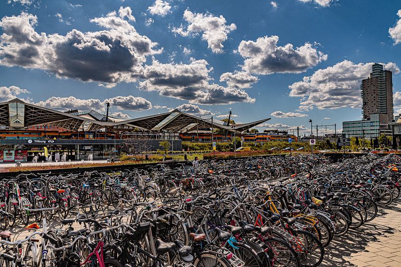Bicycle shed Spoorzone Tilburg by Freddie de Roeck