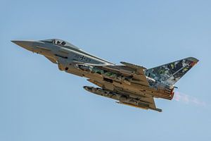 Dieser schöne deutsche Eurofighter Typhoon "Bavarian Tiger" wurde während des Tige