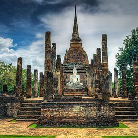 Wat Sa Si in Sukhothai van Sven Wildschut