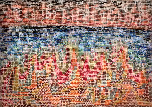 Paul Klee, Kliffen aan zee, 1931