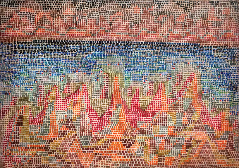 Paul Klee, Cliffs by the sea, 1931 by Atelier Liesjes