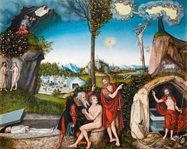 Lucas Cranach the Elder – Law and Grace; Damnation and Salvation (1529)