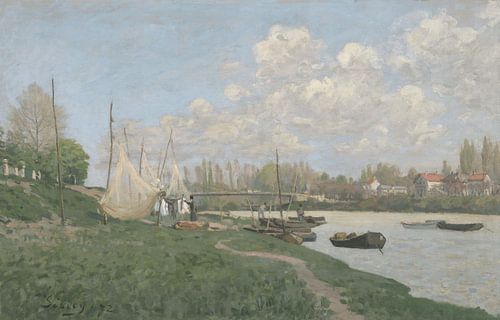 Alfred Sisley~Droging netten