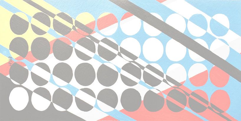 EH PAINTING ART 1989 #0016 Spiegel Softone van Willem Hartgers