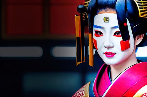 Fantasiegeisha: Esthetische elegantie