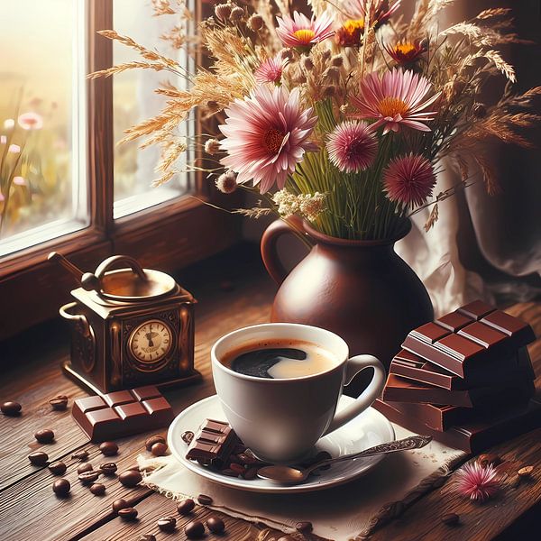 Kaffee mit Schokolade von Tatjana Korneeva